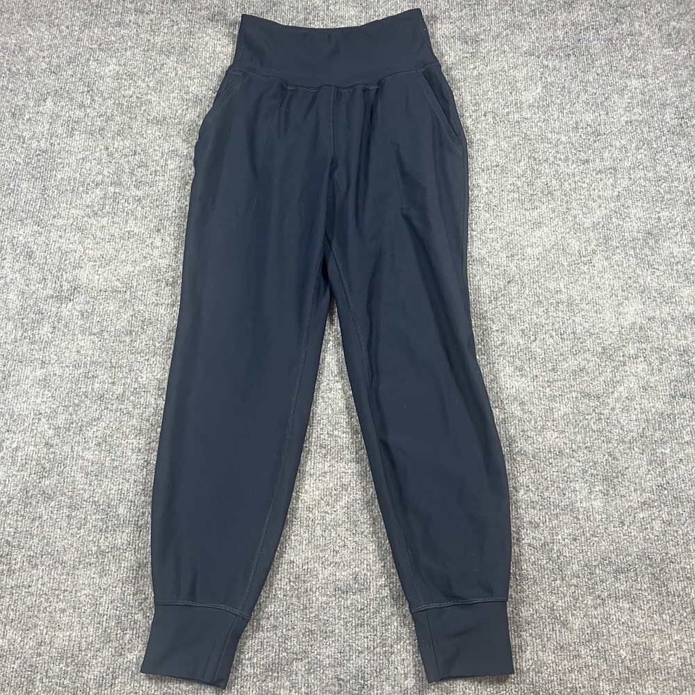 Old Navy Active Powersoft Go Dry Leggings Womens Small Black Stretch Tapered Leg